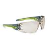 Safety glasses Copper PSSSILPC092 SMALL Platinum anti-scratch,anti-fog, Grey / Green Rimless